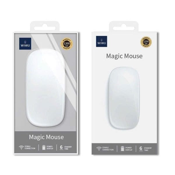 ماوس WiWU WM103 Magic Mouse - بلوتوث وUSB-C قابل لإعادة الشحن