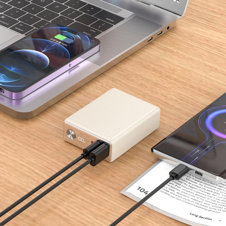 بنك طاقة WIWU Locke Series 10000mAh بشاشة رقمية