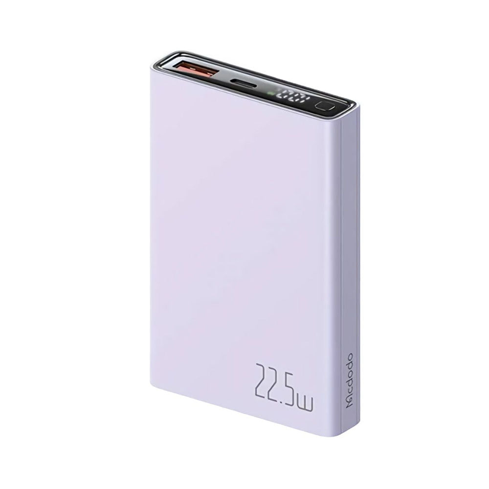 Mcdodo 10000mAh 22.5W USB Type C Power Bank Fast and Efficient Charging - Purple