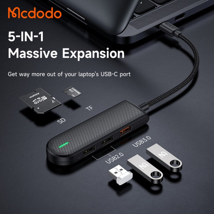Mcdodo USB 3.0 Hub 5Gbps High-Speed Data Transfer