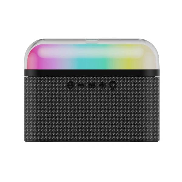 مكبر صوت WiWU Tounder Speaker P60 لاسلكي بتقنية البلوتوث للهواتف مع مكبر صوت محمول LED ملون
