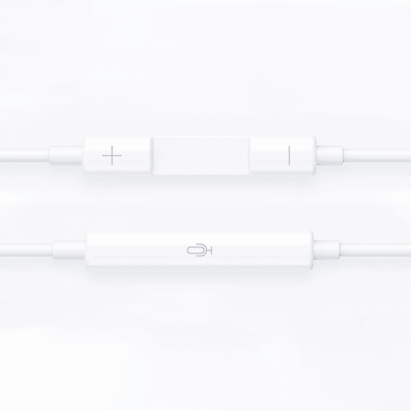 موصل سماعات الأذن Wiwu Type-C - أبيض
