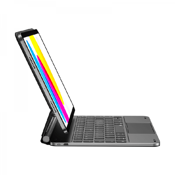 لوحة مفاتيح لاسلكية سحرية WIWU MK-001 (عربية) لجهاز iPad مقاس 10.9 بوصة/11 بوصة - رمادي