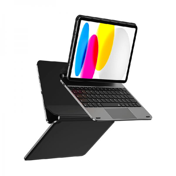 لوحة مفاتيح لاسلكية سحرية WIWU MK-001 (عربية) لجهاز iPad مقاس 10.9 بوصة/11 بوصة - رمادي