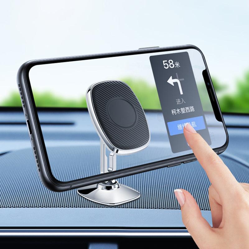 حامل هاتف للسيارة Wiwu دوار 360 درجة، مغناطيسي، إصدار مسطح للأرضية