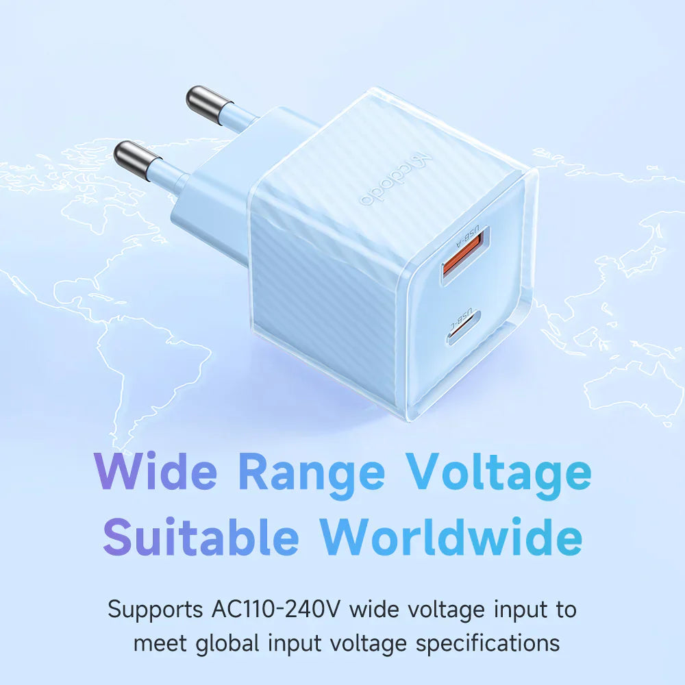 Mcdodo PD33W GaN Fast Charger 1C & 1A EU Ultra Fast Charging