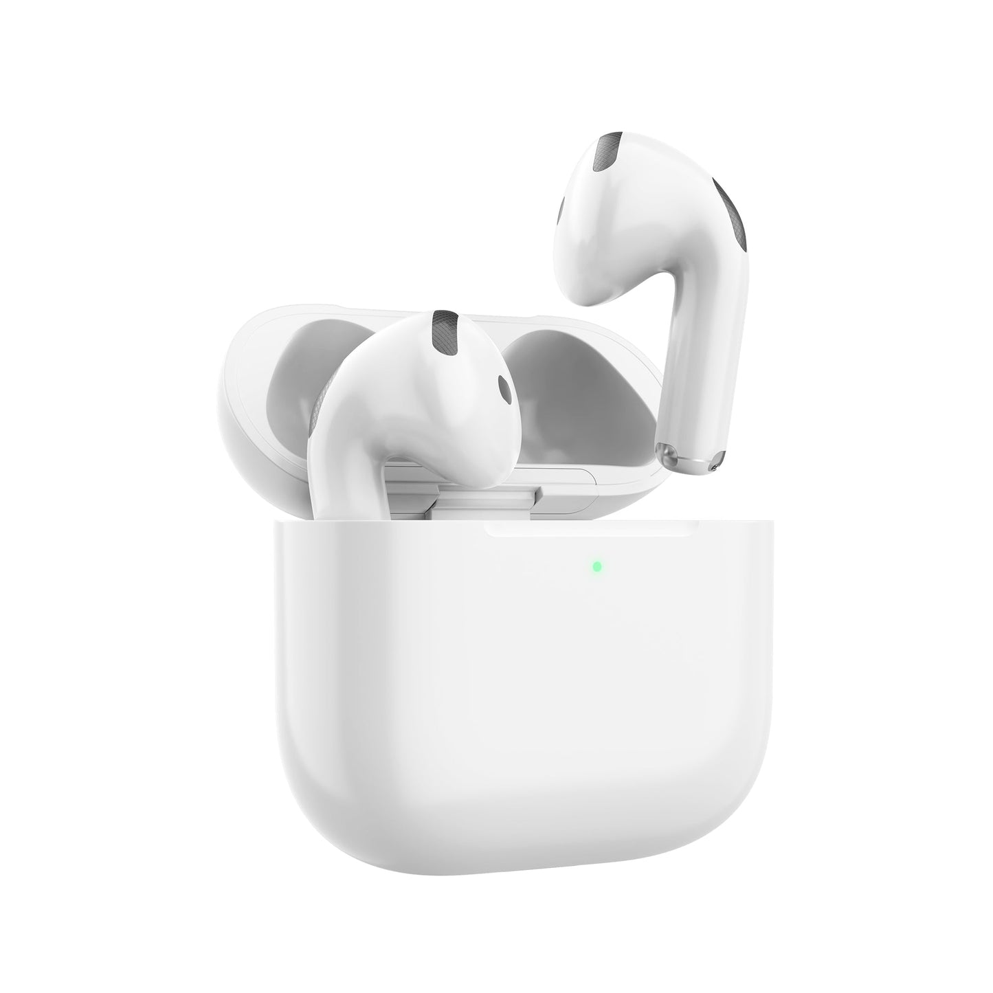 سماعات WIWU Airbuds 4 اللاسلكية من النوع C، مريحة وصوت نقي - بيضاء