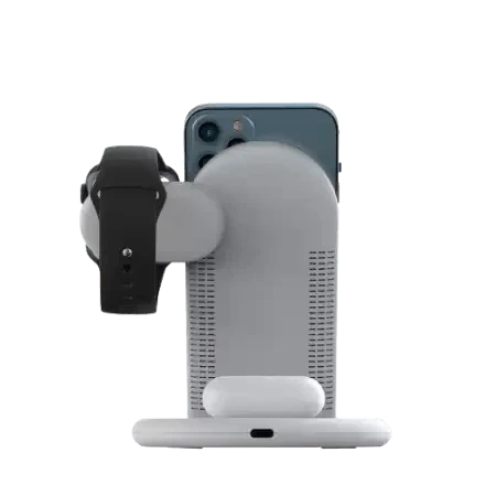 WiWU Power Air 3-in-1 Wireless Charger & Phone Stand