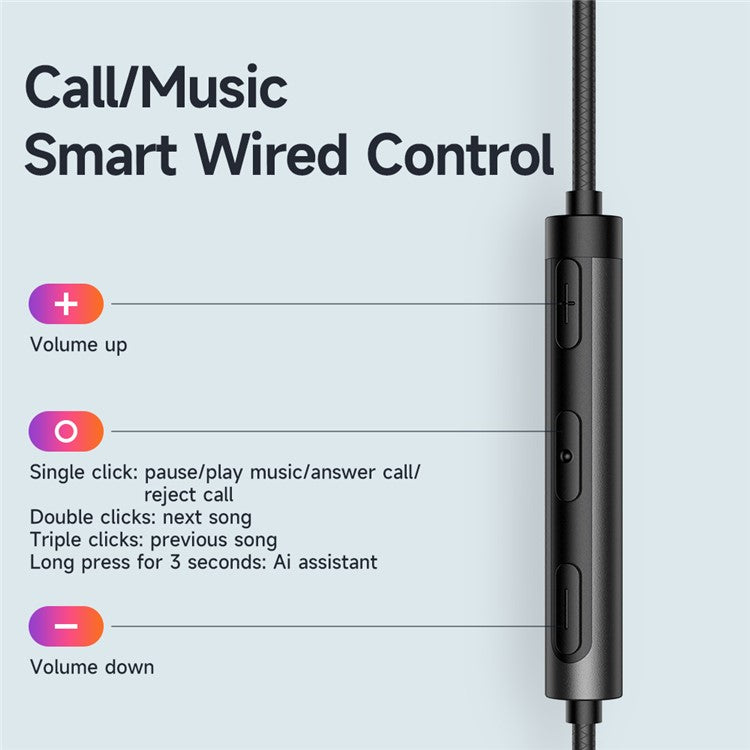 Mcdodo Type C Stereo Wired Earphones with HD Call Microphone