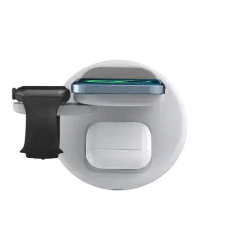 WiWU Power Air 3-in-1 Wireless Charger & Phone Stand