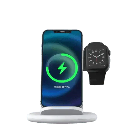 WiWU Power Air 3-in-1 Wireless Charger & Phone Stand