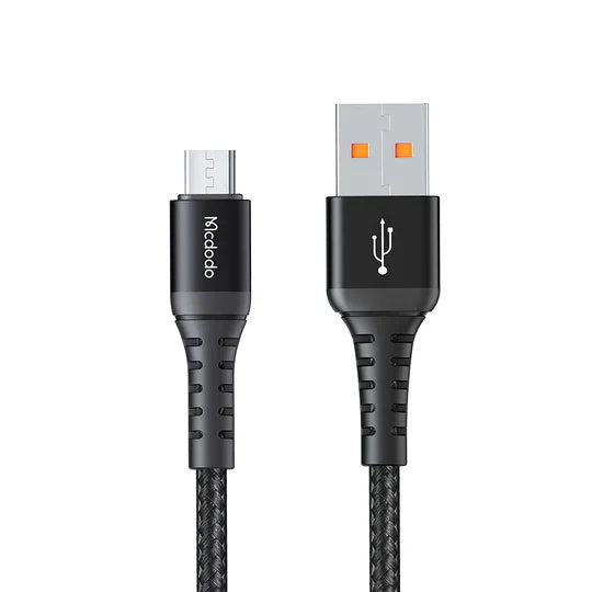 MCDODO 1M Micro USB Data Cable Fast Charging & Sync - Black