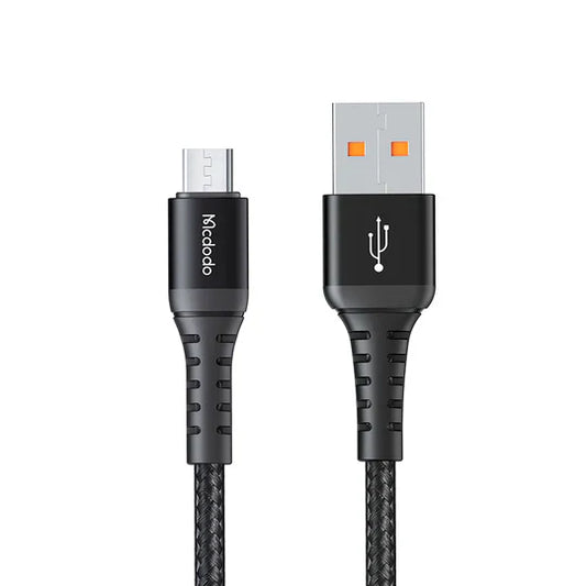 MCDODO 1M Micro USB Data Cable Fast Charging & Sync - Black