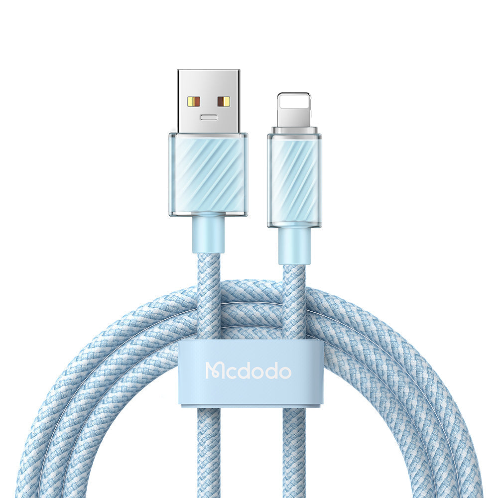 Mcdodo 1.2M Lightning Data Cable   Dichromatic Series - Blue