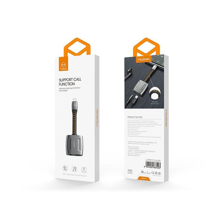 Mcdodo Lightning to Lightning & DC3.5mm Adapter – Fast Charging