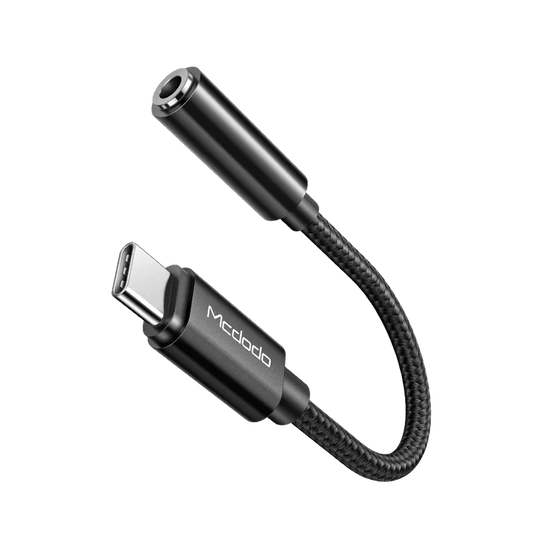 Mcdodo Type-C to DC 3.5 mm Audio Adapter-Black