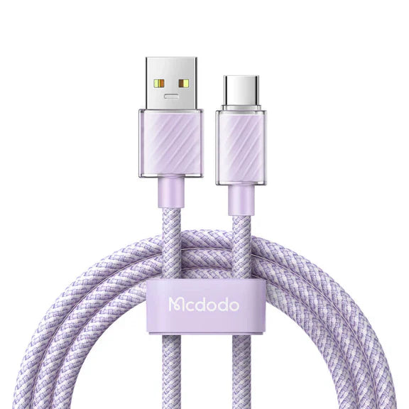 Mcdodo USB-A to USB-C Cable 1.2M - Dichromatic Series-Purple