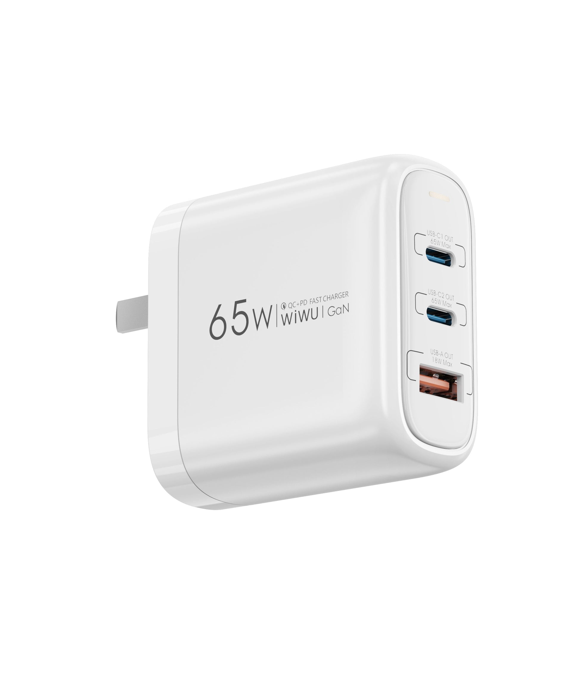 WIWU Ark GaN 65W Fast Charger QC & PD Multi Port Power 