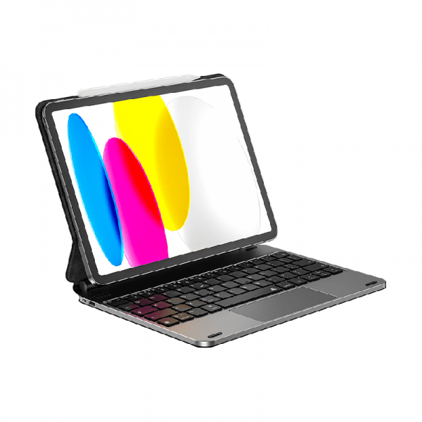 لوحة مفاتيح لاسلكية سحرية WIWU MK-001 (عربية) لجهاز iPad مقاس 10.9 بوصة/11 بوصة - رمادي