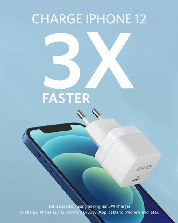 Anker PowerPort III |Zolo  20W Cube - Fast & Compact Charger
