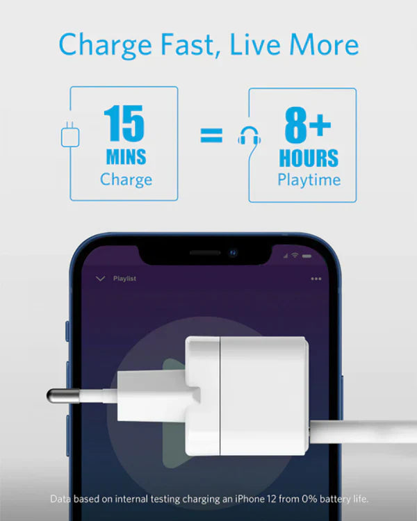 Anker PowerPort III |Zolo  20W Cube - Fast & Compact Charger